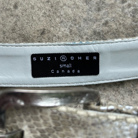 Suzi Roher snakeskin belt, small - Picture 5 of 7